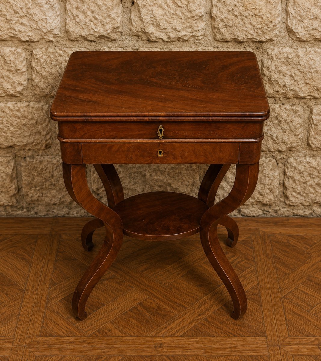 Mahogany Sewing Table – Charles X Period  