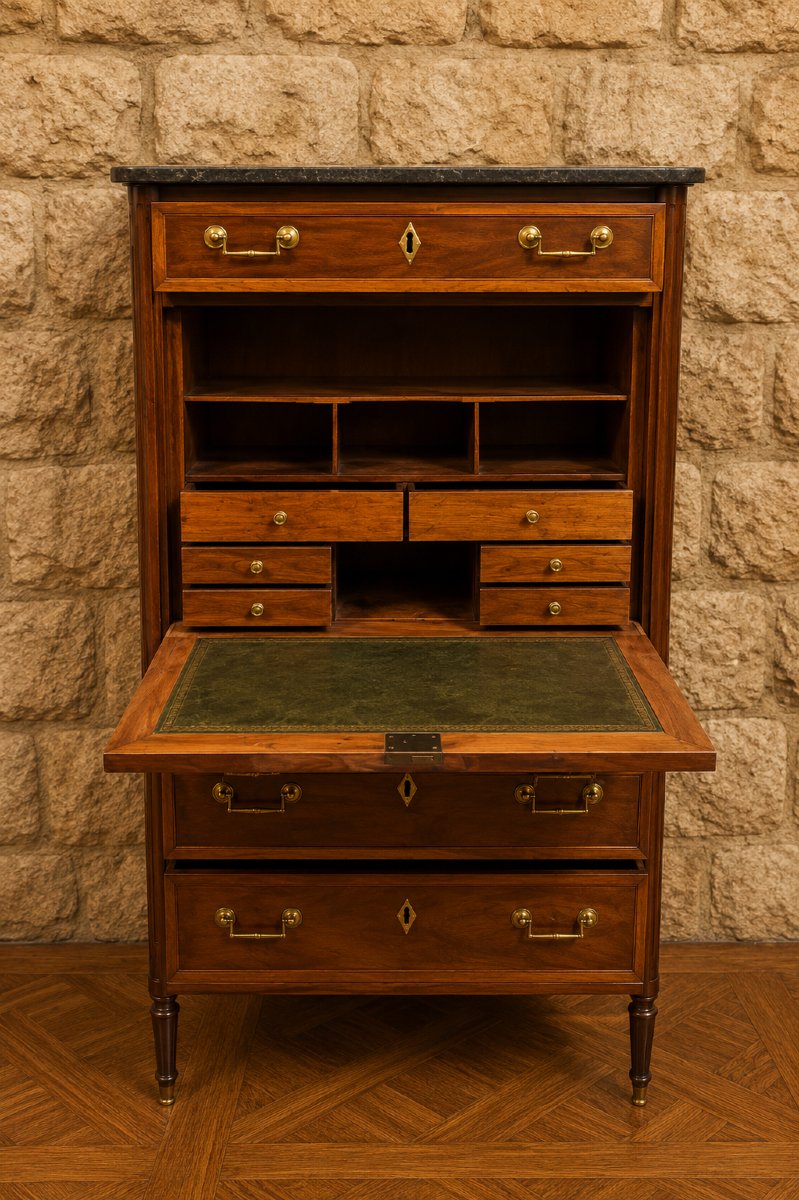 Mahogany Drop-top Desk – Louis XVI Period  