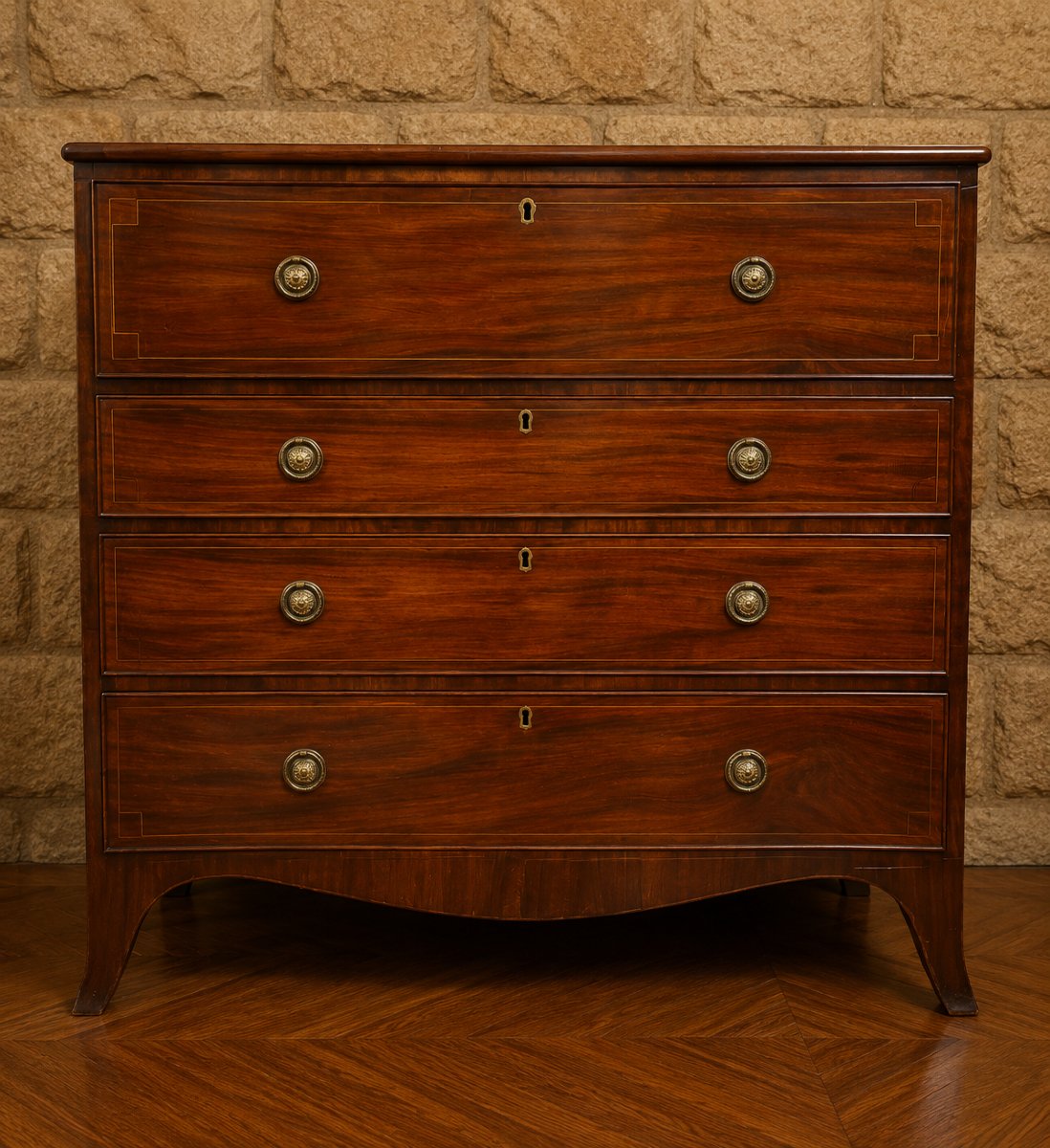 Mahogany Dresser-secretary – England, 19th Century  -photo-2