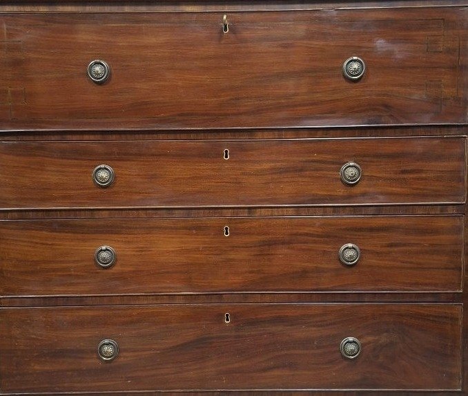 Mahogany Dresser-secretary – England, 19th Century  -photo-3