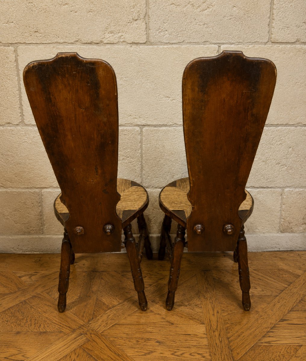 Pair Of Art Nouveau-style Chairs, Nancy School, 1900  -photo-4
