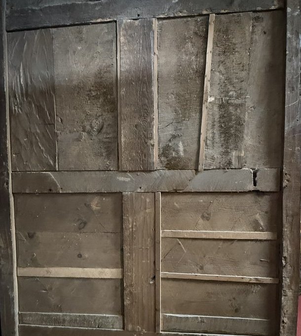Importante armoire de mariage époque Louis XV en marquéterie et loupe-photo-2