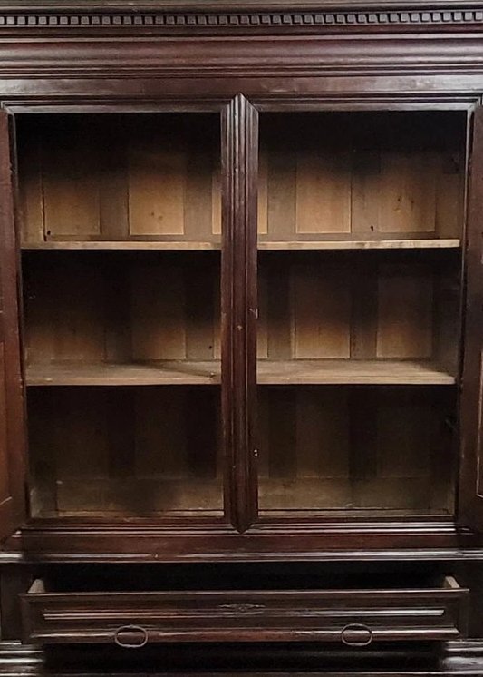 Large Burgundian Cabinet From The Louis XIII Period-photo-2