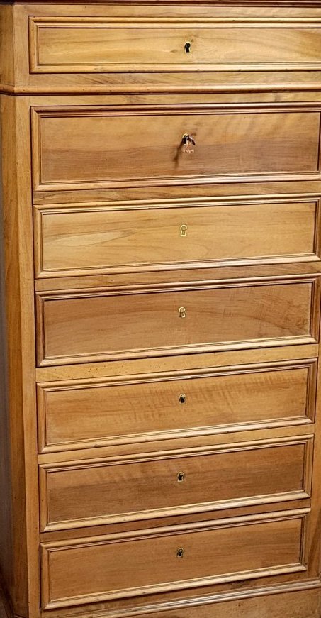 Walnut Weekly Secretary Desk – Louis-philippe Period, 19th Century-photo-1