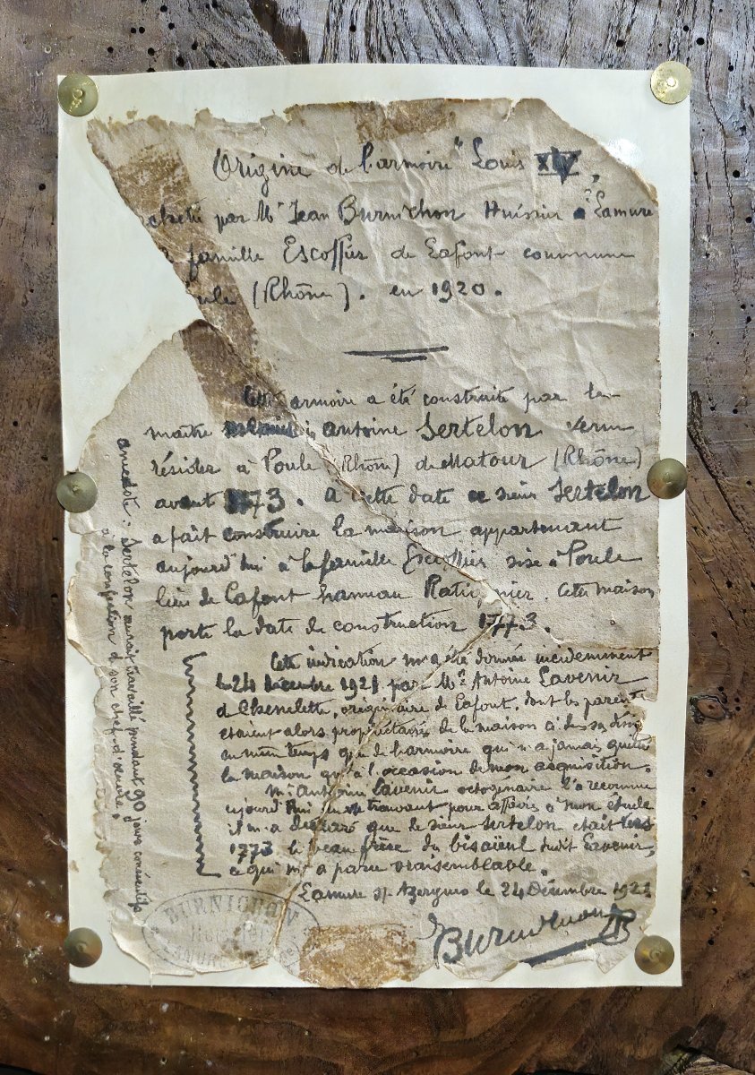 Importante armoire de mariage Louis XV en noyer et ronce – Vallée du Rhône – XVIIIe siècle  -photo-2
