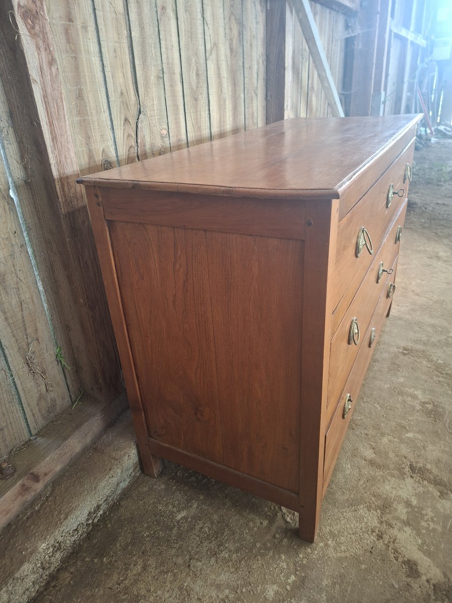 Louis XVI-era Chest Of Drawers Made Of Solid Cherry Wood-photo-6