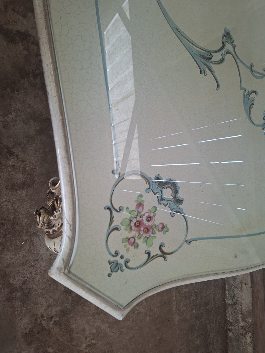 A Large Louis XV-style Dining Table, Richly Carved And Accented With Gilding-photo-4