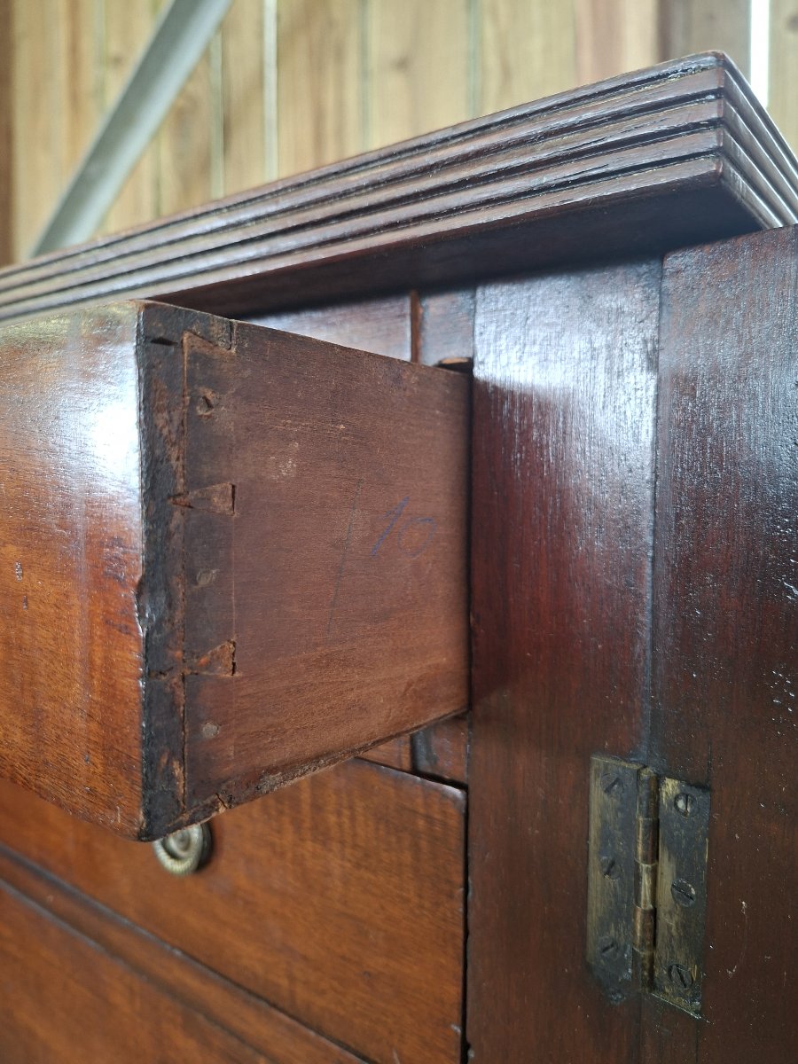 Cartonnier / meuble à dossiers en acajou – XXe siècle -photo-4