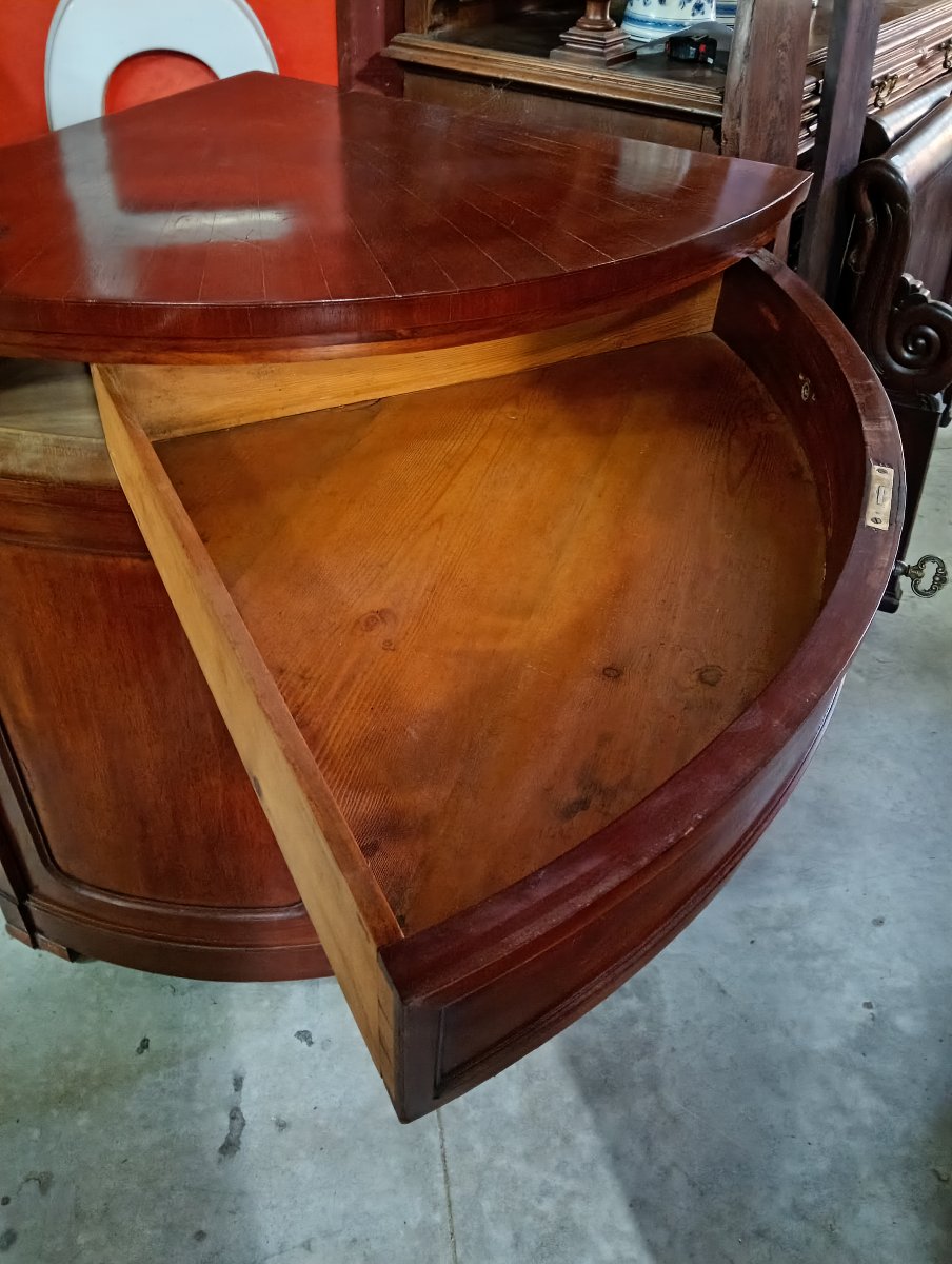 Mahogany Corner Cabinet – Napoleon III Period – 19th Century -photo-3