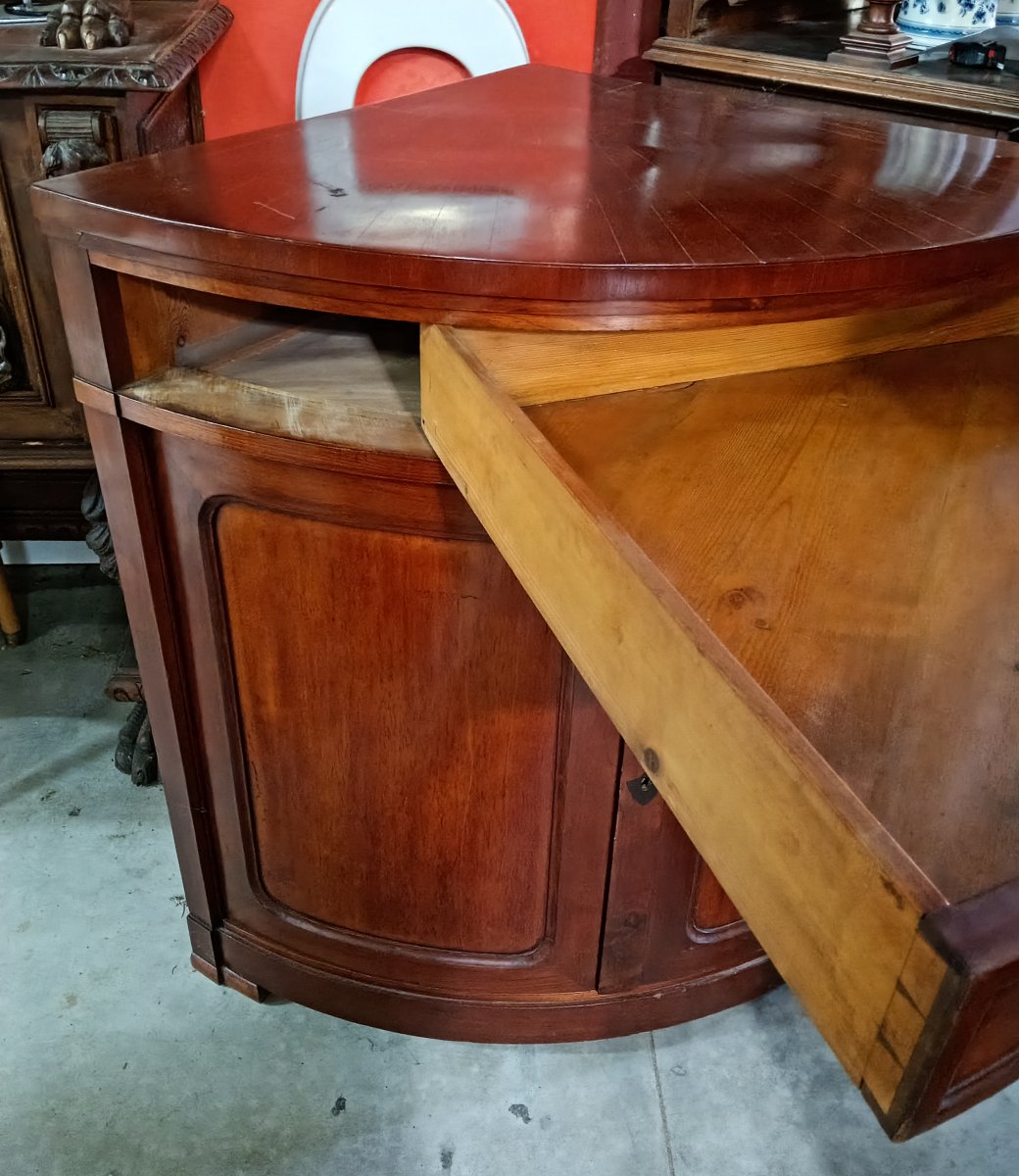 Mahogany Corner Cabinet – Napoleon III Period – 19th Century -photo-4
