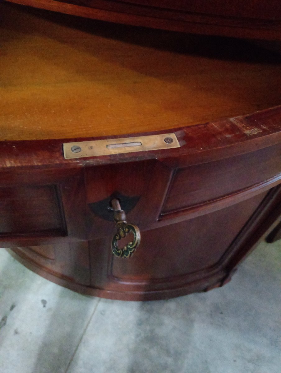 Mahogany Corner Cabinet – Napoleon III Period – 19th Century -photo-1