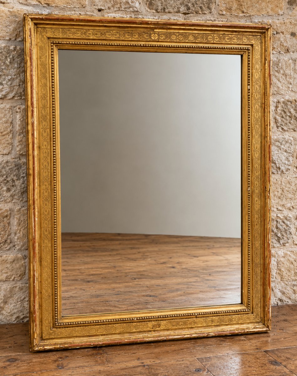Miroir doré – Époque XIXe siècle 