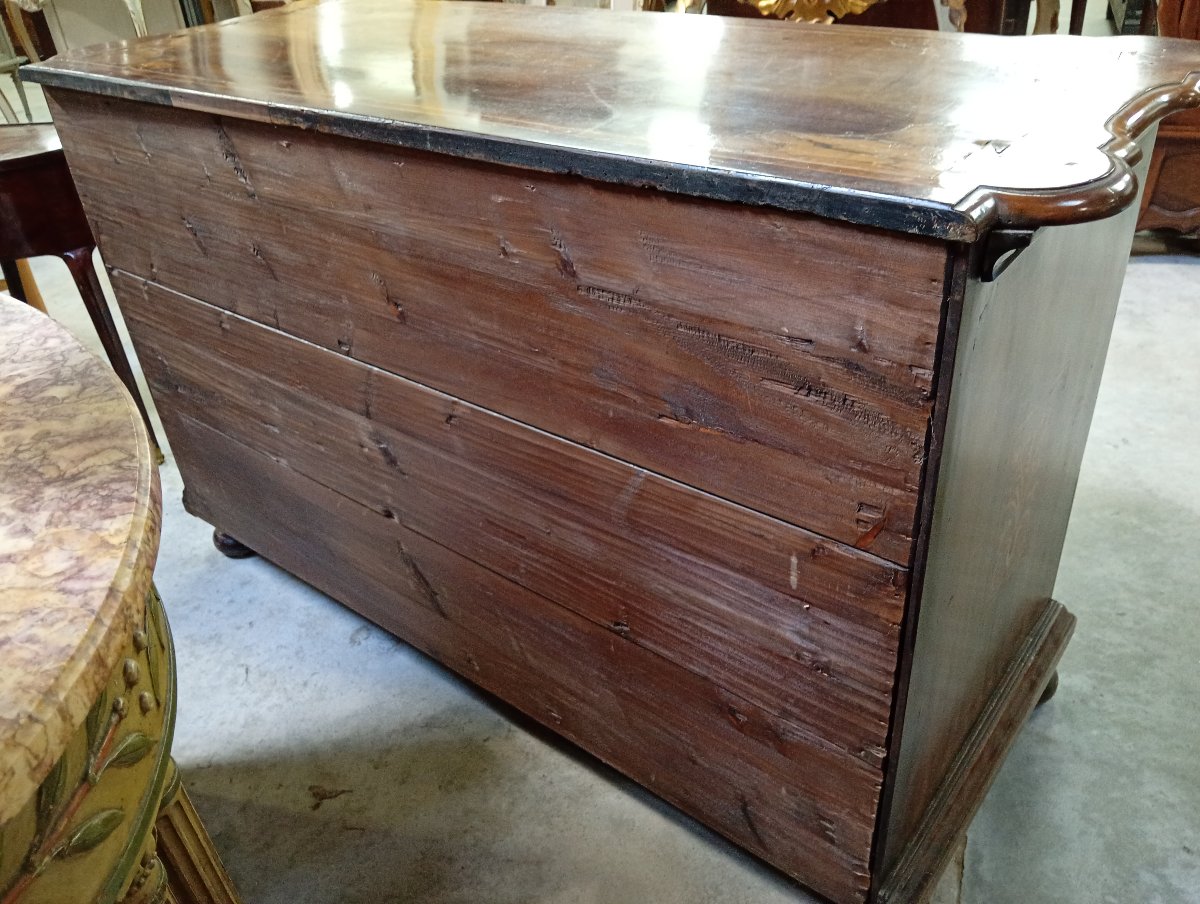 Trés Grande Commode époque Louis XIV en marqueterie – fin XVIIe / début XVIIIe siècle-photo-6