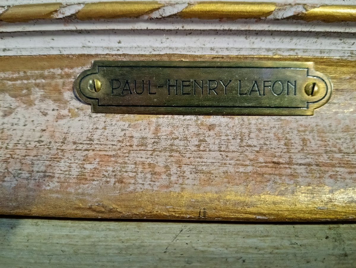 Paul-Henry Lafon – Côte rocheuse à Quiberon – Huile sur panneau -photo-3