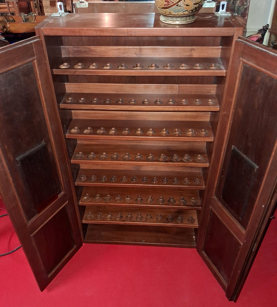 Armoire à pipes - meuble de collectionneur en bois sculpté – Style Renaissance – XIXe siècle -photo-2