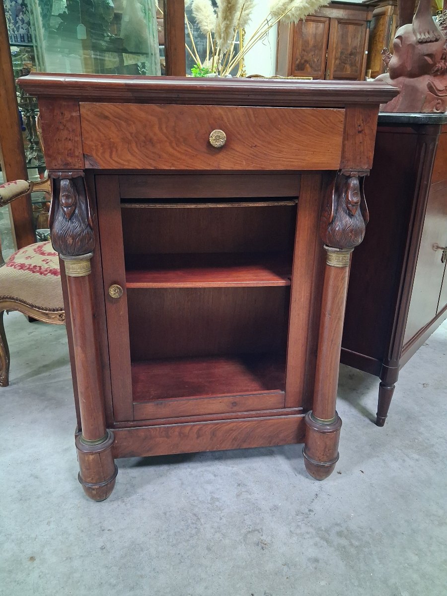 Mahogany Display Cabinet – Empire Style – Late 19th Century -photo-4