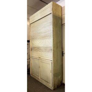 Professional Furniture: Gigantic Woodwork Archive Binder In Lacquered Wood