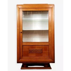  Art Deco Period Bookcase In Blond Oak 