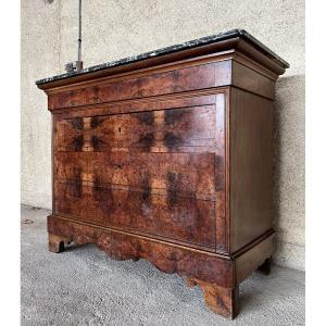 Louis Philippe Period Chest Of Drawers In Bramble 