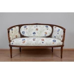 Louis XVI Style Basket Bench