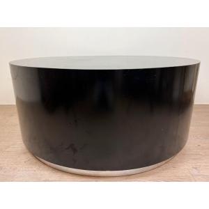 Large Drum Shape Coffee Table Modernist Design