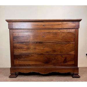 Commode époque Louis Philippe En Noyer 