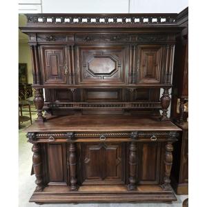 Renaissance Style Walnut Sideboard