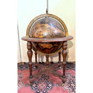 bar mappe monde vintage 70'