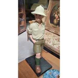Very Large Resin Statue Of Tintin