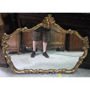 Louis XV Style Gilded Venetian Mirror 