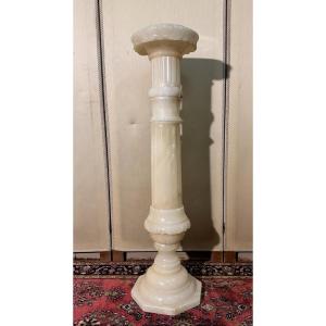 Large Alabaster Column