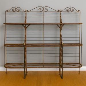 Very Large Iron Baker's Shelf