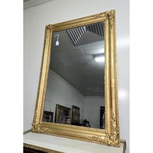 Miroir époque Empire - Charles X en bois doré