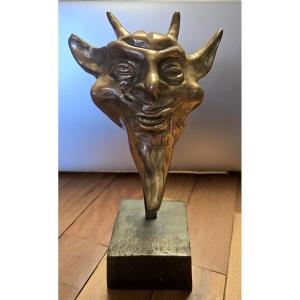 Bronze Satyr Head