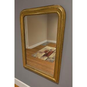 Louis Philippe Period Mirror In Gilded Wood