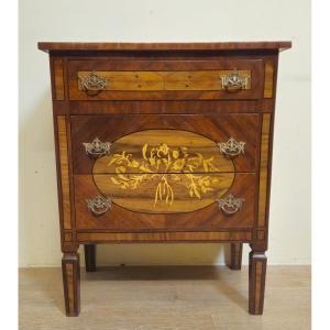 Commode de Dame marquetée – Style Louis XVI - XXeme    