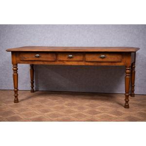 Large Antique Solid Wood Table – Country/rustic Style  