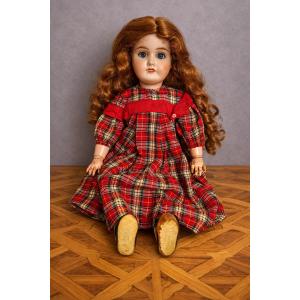 Ancienne poupée Mon Chéri – Léon Prieur Paris – tête porcelaine n°10 – vers 1930 –