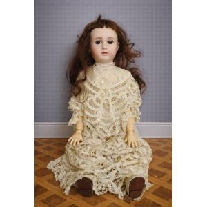 Ancienne poupée de collection marquée Steiner, fabrication début XXe siècle