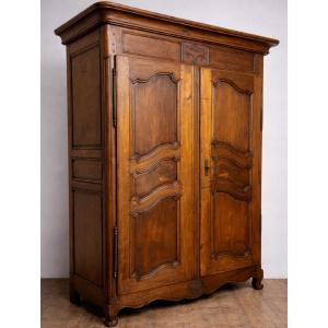 Louis XV Period Cabinet In Solid Walnut