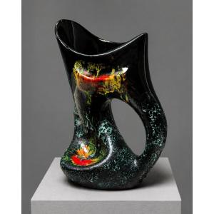 Vase Vallauris – Céramique d’art – Travail des années 50/60  