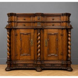 Large Alsatian Solid Wood Sideboard
