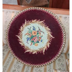 Large Decorative Dish Made Of Longwy Enamel – Maintenon Design