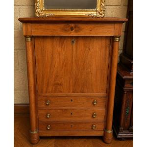 Empire-style Walnut Drop-leaf Desk – Early 19th Century