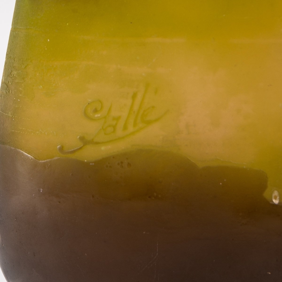 Gallé Vase With Country Decor-photo-4