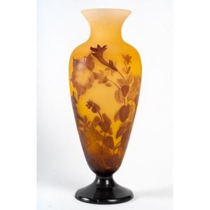 Gallé Vase With Butterflies