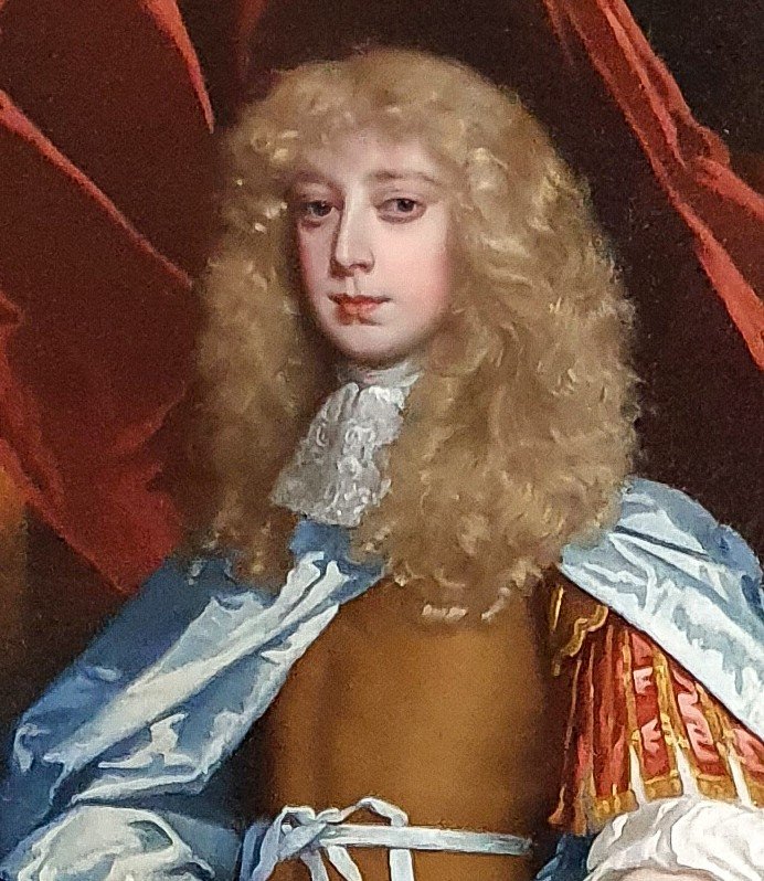 Portrait Of Sir Matthew Dudley 2nd Baronet Clopton C.1675; John Greenhill (c.1642-1676), Oil-photo-4
