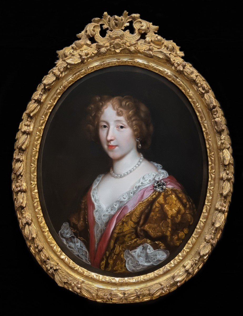 vers 1675 Portrait de Dame, Hélène Ferrand, Marquise de Saint Germain Beaupré ; Huile sur toile