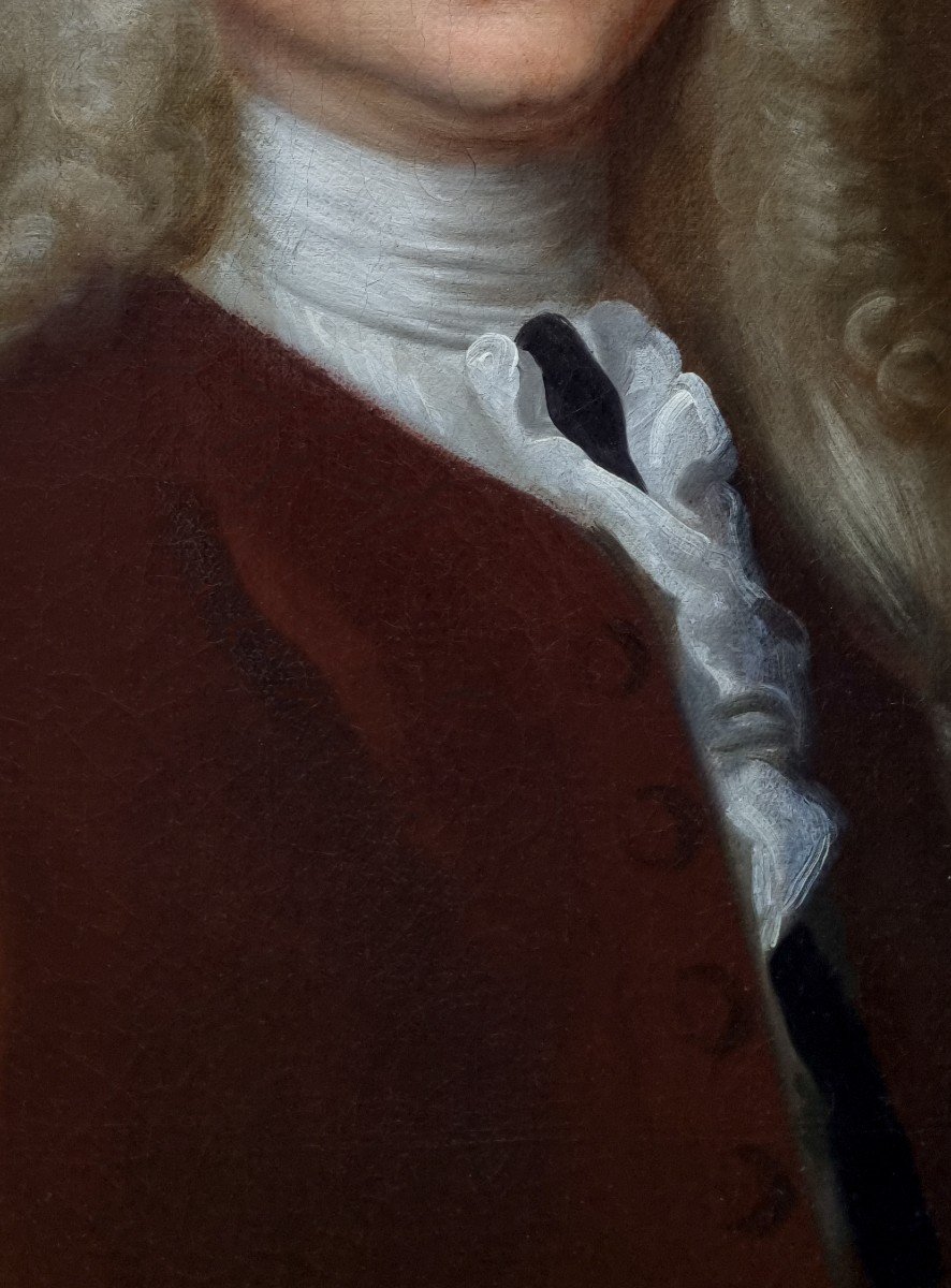 Portrait Of A Gentleman, Townsend Andrews C.1725; Circle Of Thomas Hudson, Oil On Canvas-photo-4
