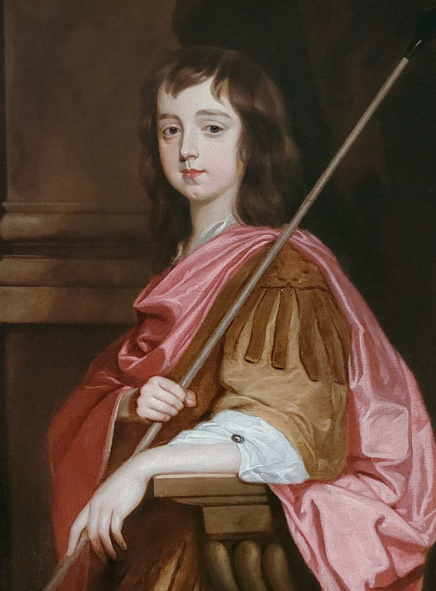 Portrait d'Un Gentilhomme, William Seymour, 3e Duc De Somerset Vers 1658/60; Cadre Doré Fin-photo-2